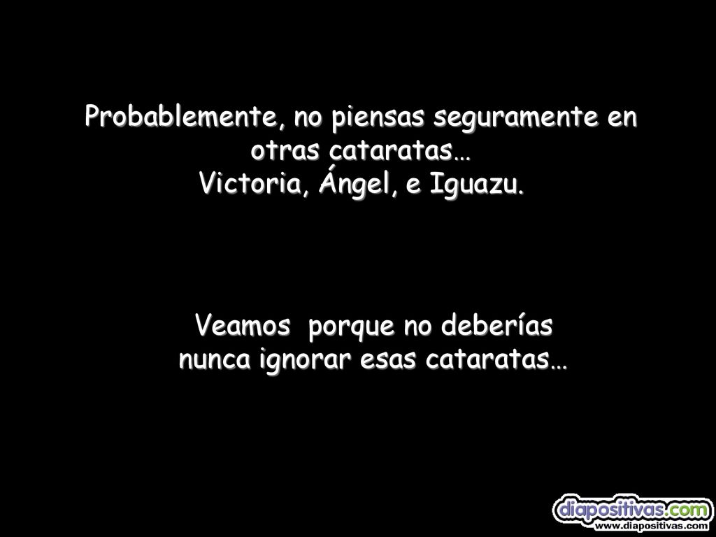 Veamos porque no deberías nunca ignorar esas cataratas…