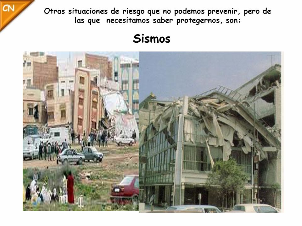 Otras situaciones de riesgo que no podemos prevenir, pero de las que necesitamos saber protegernos, son: