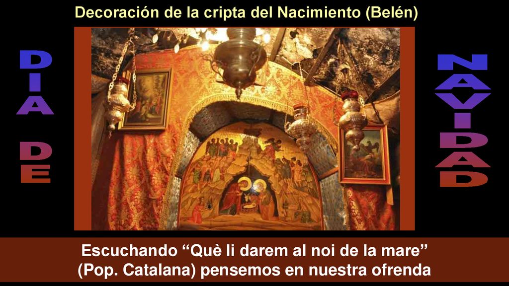Decoración de la cripta del Nacimiento (Belén)