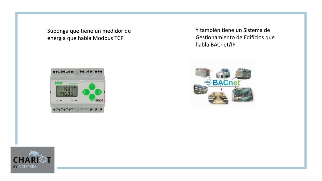 Suponga que tiene un medidor de energía que habla Modbus TCP
