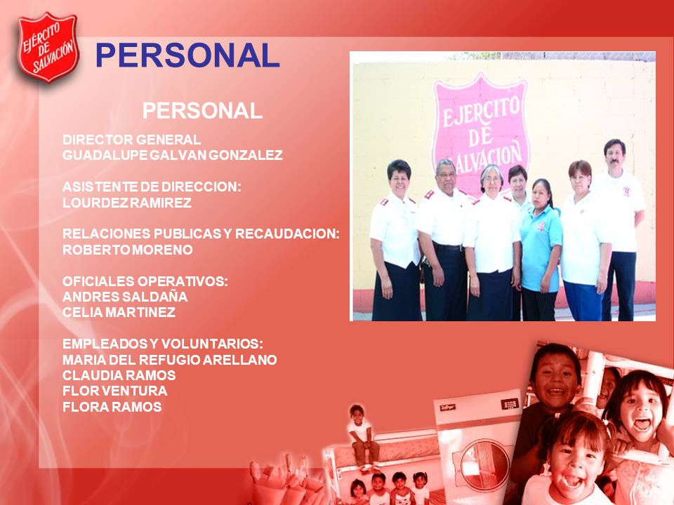 PERSONAL PERSONAL DIRECTOR GENERAL GUADALUPE GALVAN GONZALEZ