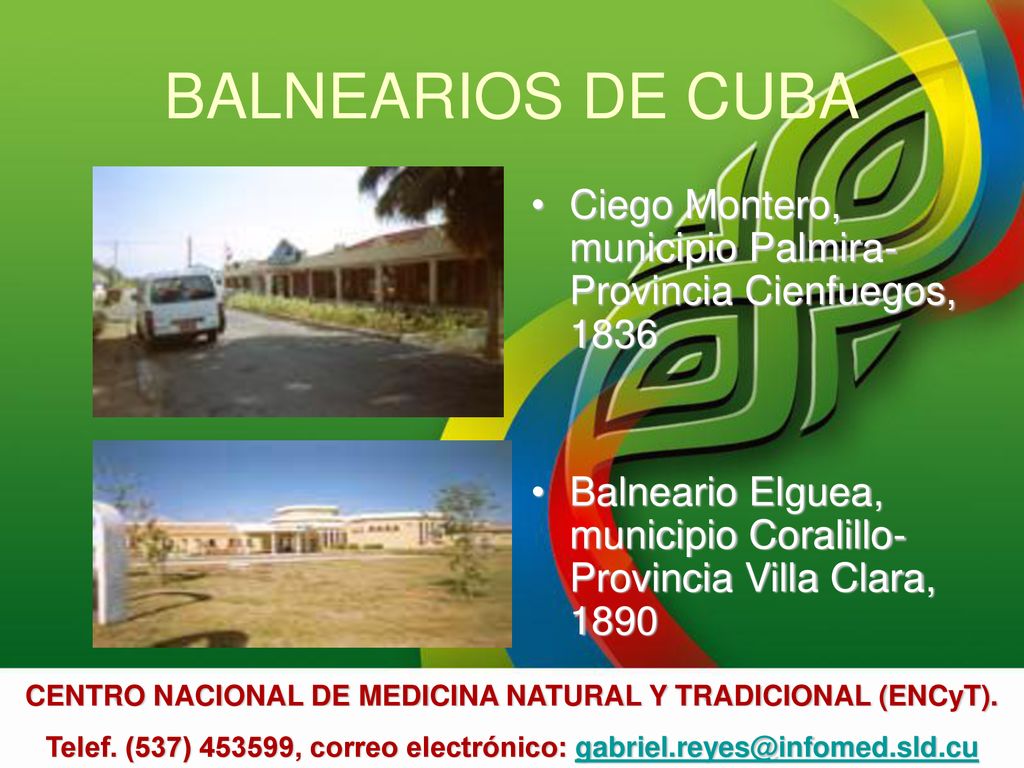 BALNEARIOS DE CUBA Ciego Montero, municipio Palmira- Provincia Cienfuegos, Balneario Elguea, municipio Coralillo- Provincia Villa Clara,