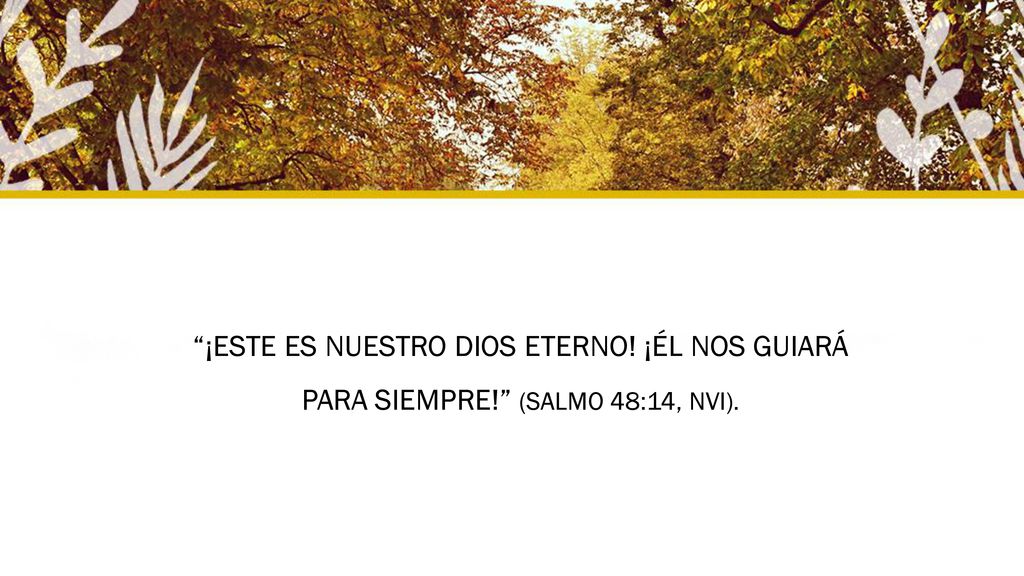 ¡ESTE ES NUESTRO DIOS ETERNO. ¡ÉL NOS GUIARÁ PARA SIEMPRE