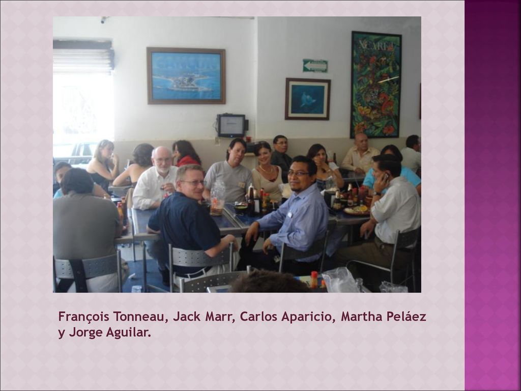 François Tonneau, Jack Marr, Carlos Aparicio, Martha Peláez y Jorge Aguilar.