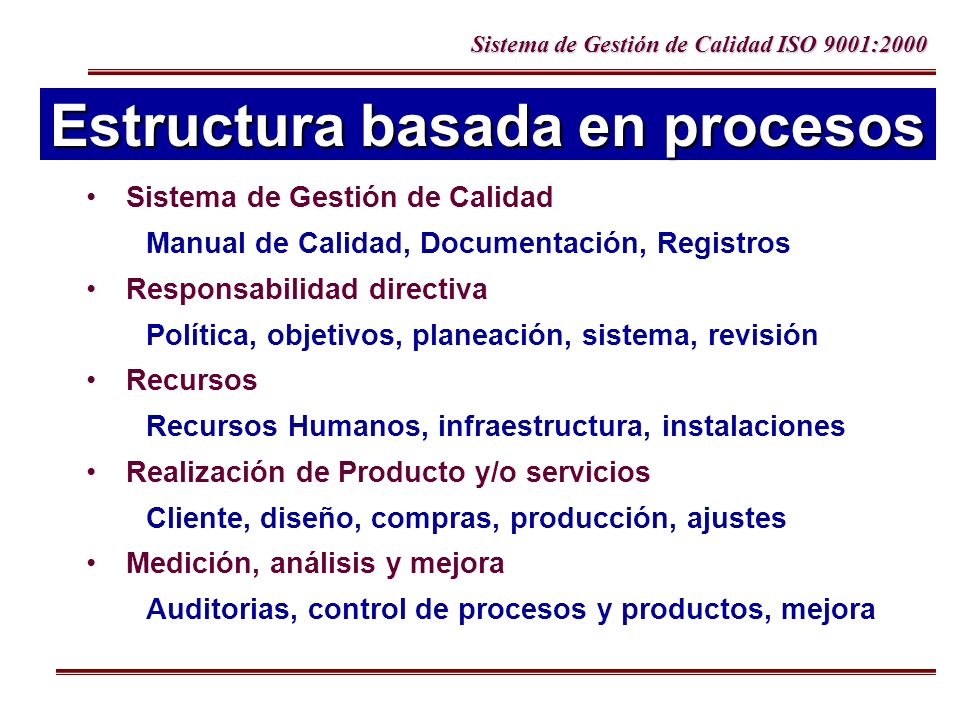 Estructura basada en procesos