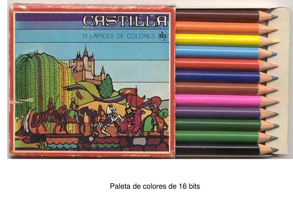 Paleta de colores de 16 bits