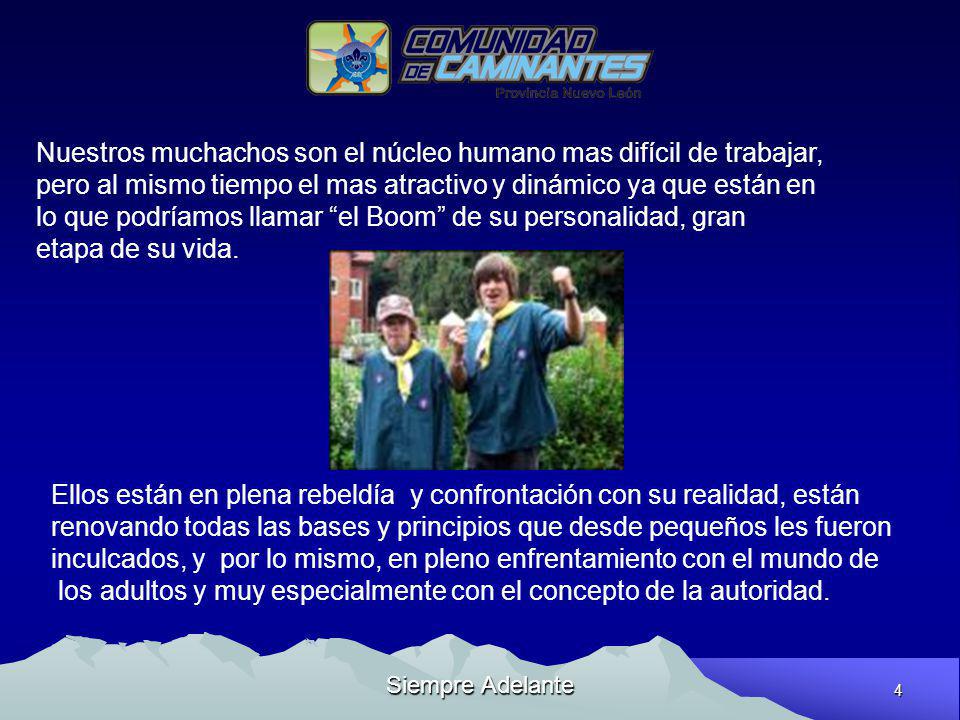 Nuestros muchachos son el núcleo humano mas difícil de trabajar,
