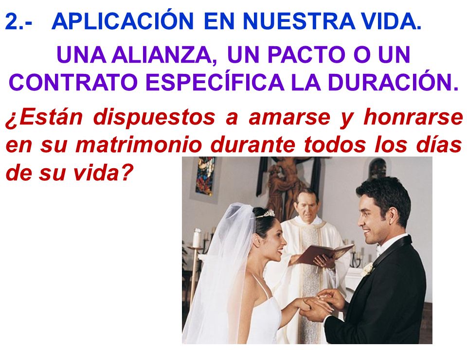 UNA ALIANZA, UN PACTO O UN CONTRATO ESPECÍFICA LA DURACIÓN.