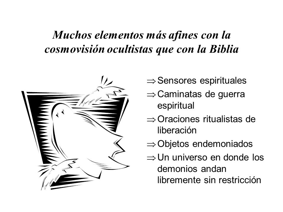 Muchos elementos más afines con la cosmovisión ocultistas que con la Biblia