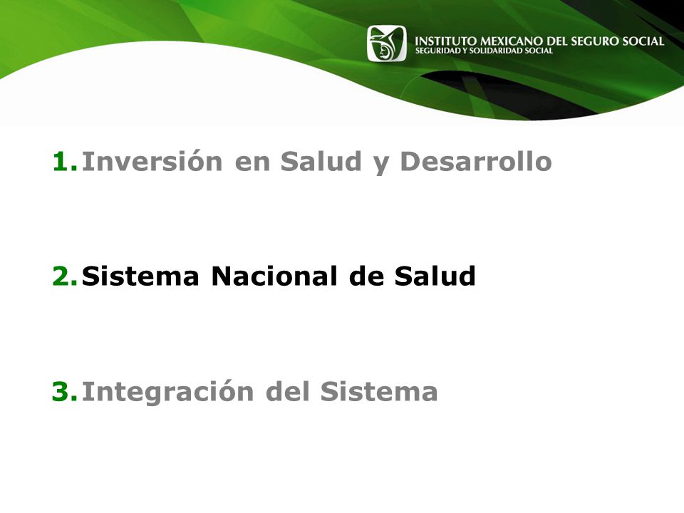 Inversión en Salud y Desarrollo