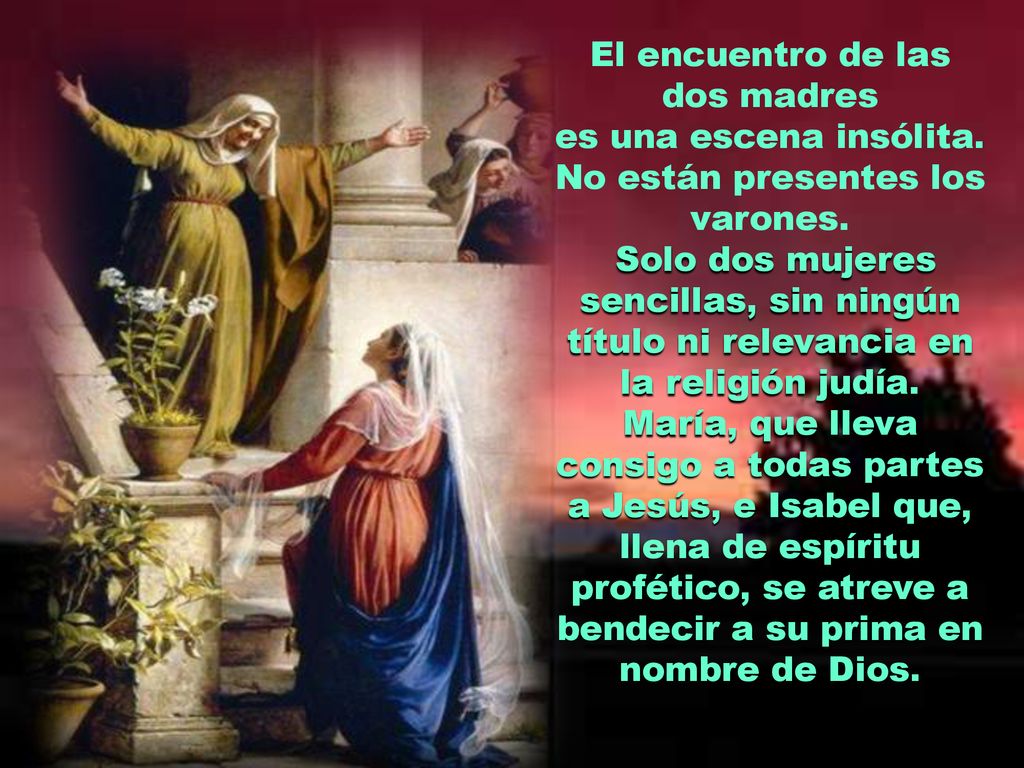 El encuentro de las dos madres es una escena insólita.