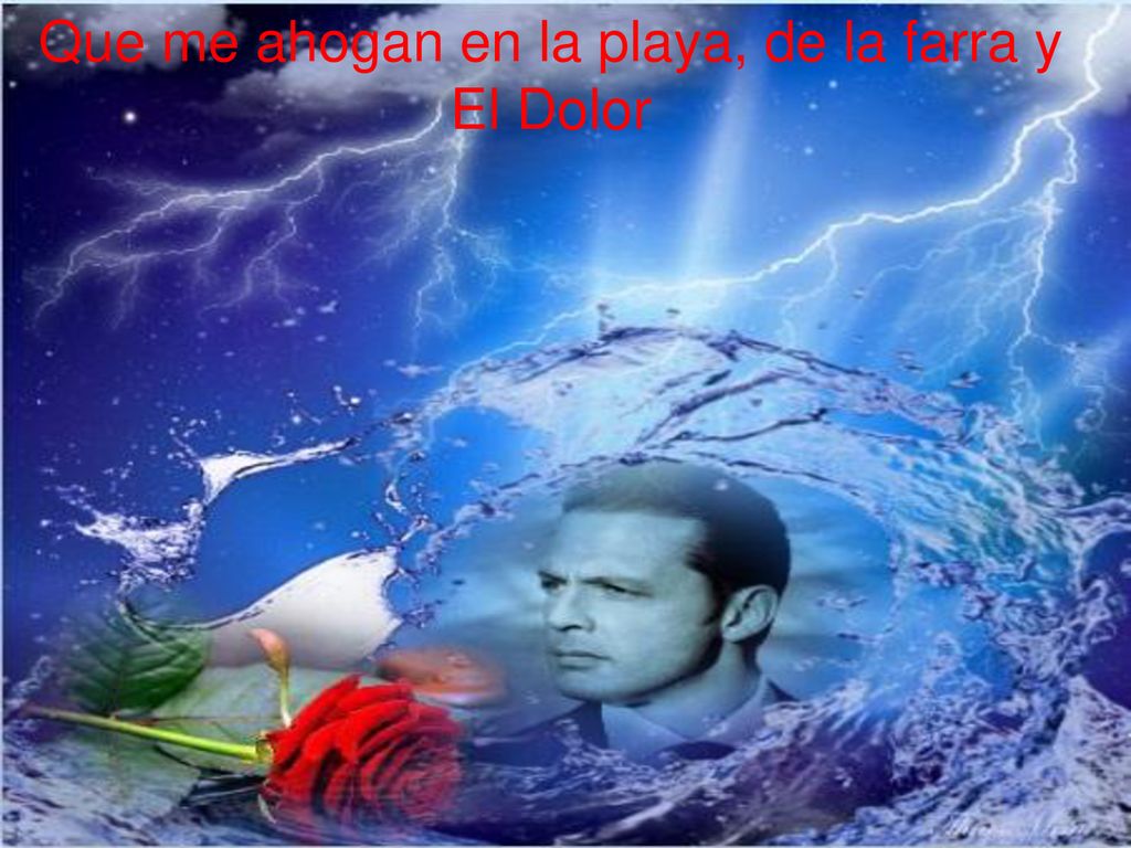 Que me ahogan en la playa, de la farra y