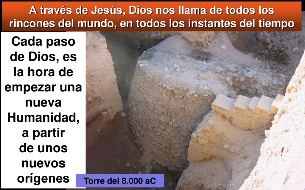 A través de Jesús, Dios nos llama de todos los rincones del mundo, en todos los instantes del tiempo