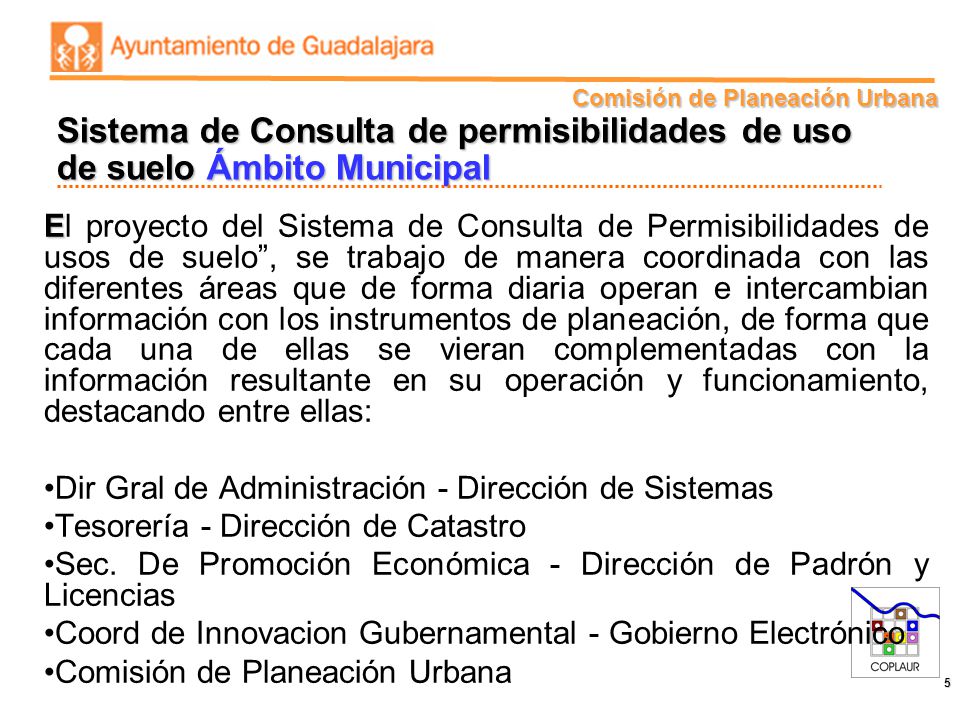 Sistema de Consulta de permisibilidades de uso de suelo Ámbito Municipal