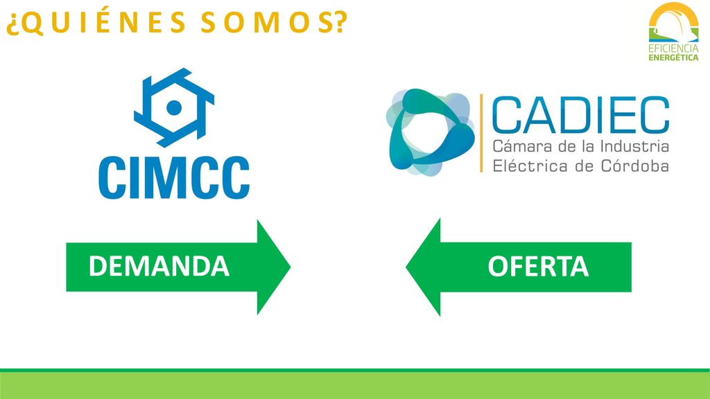 ¿Q U I É N E S S O M O S DEMANDA OFERTA