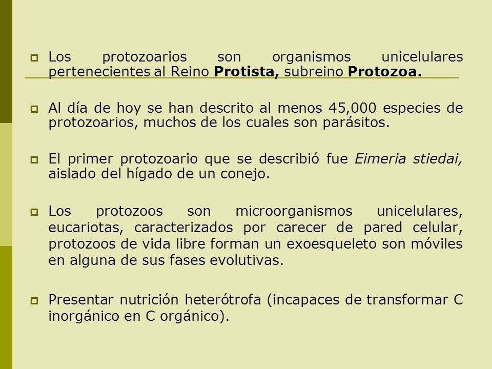 Los protozoarios son organismos unicelulares pertenecientes al Reino Protista, subreino Protozoa.
