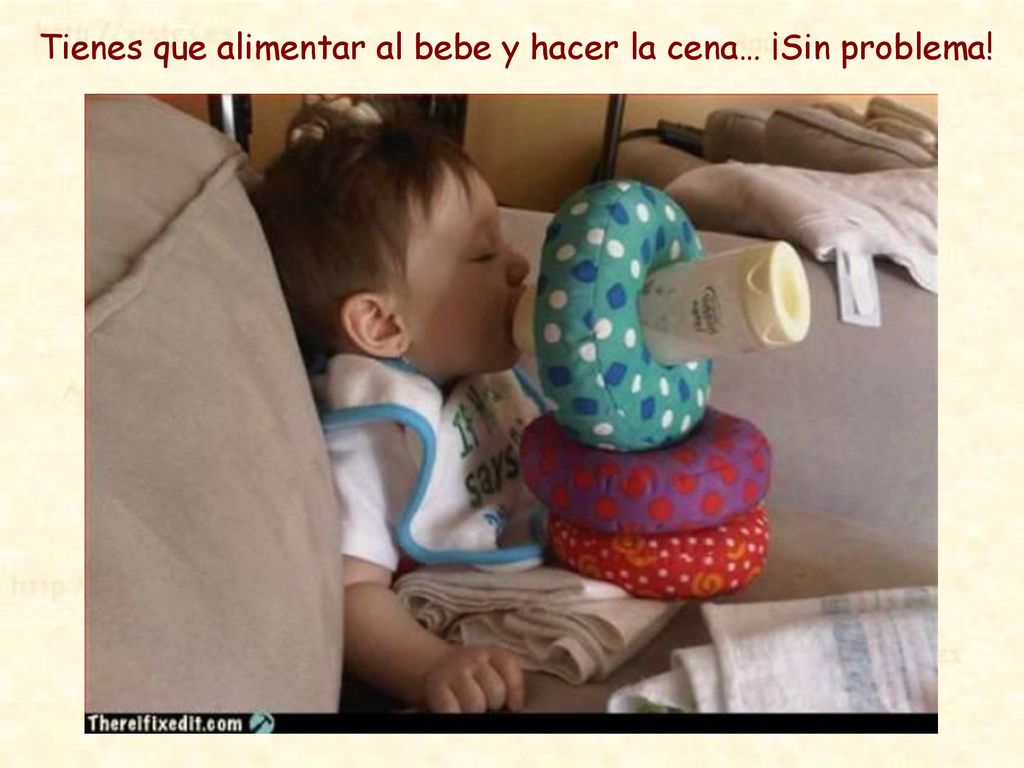 Tienes que alimentar al bebe y hacer la cena… ¡Sin problema!