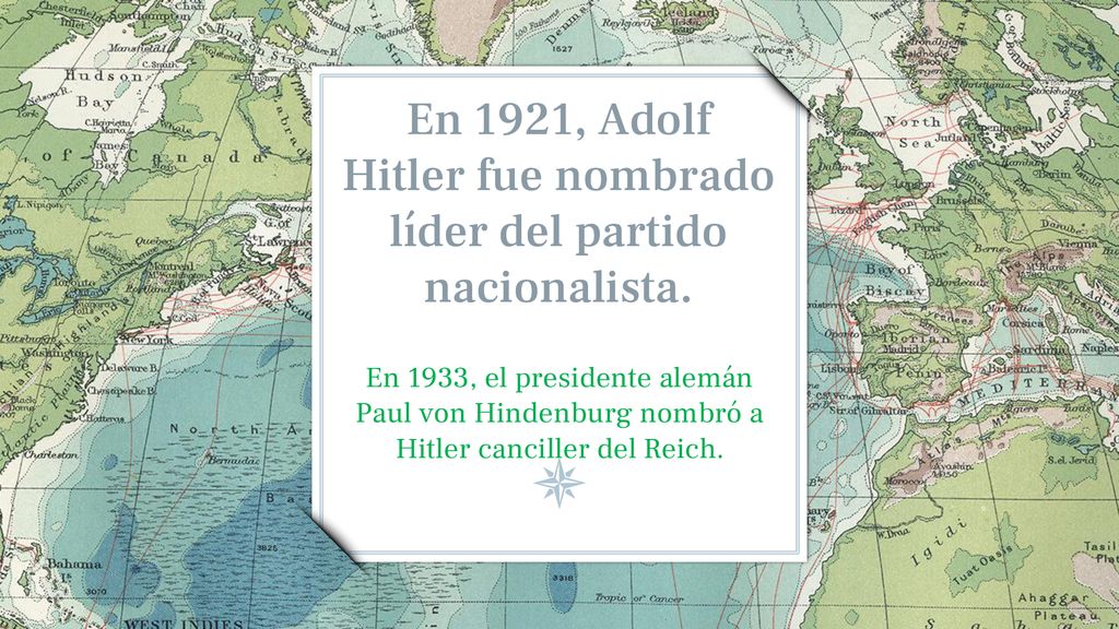 En 1921, Adolf Hitler fue nombrado líder del partido nacionalista.