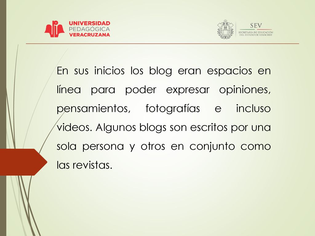 En sus inicios los blog eran espacios en línea para poder expresar opiniones, pensamientos, fotografías e incluso videos.
