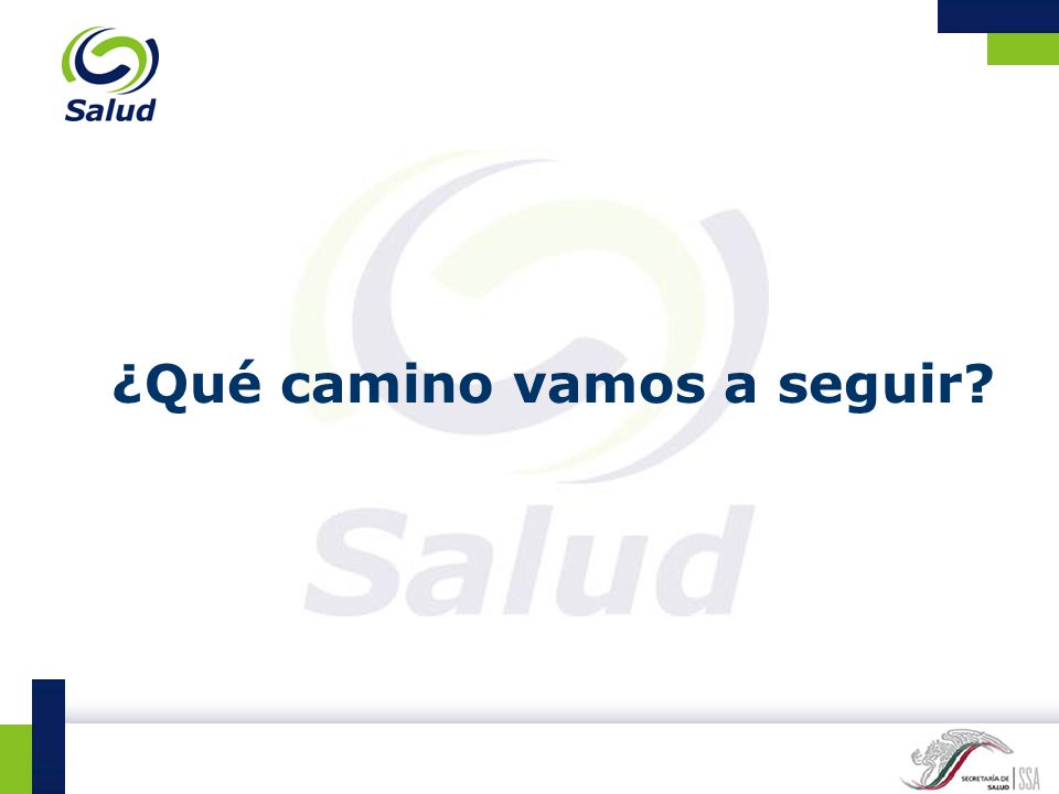 ¿Qué camino vamos a seguir