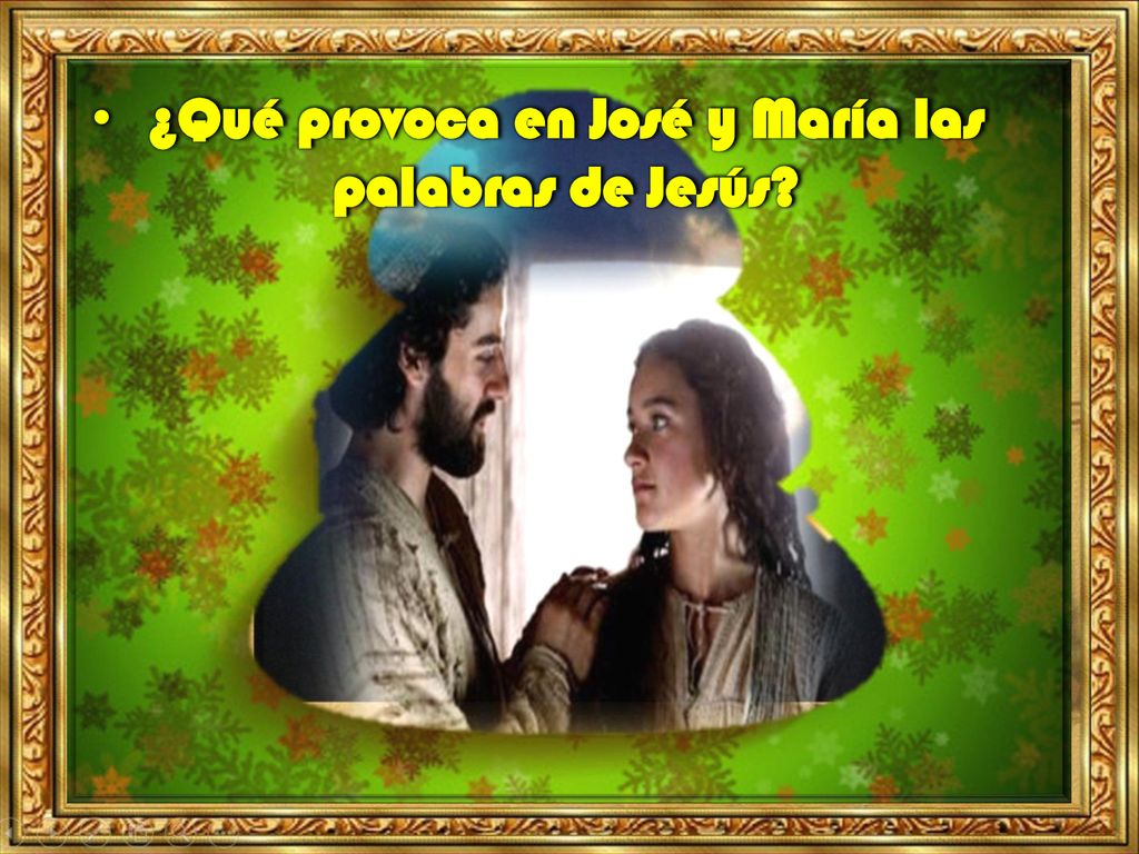 ¿Qué provoca en José y María las palabras de Jesús