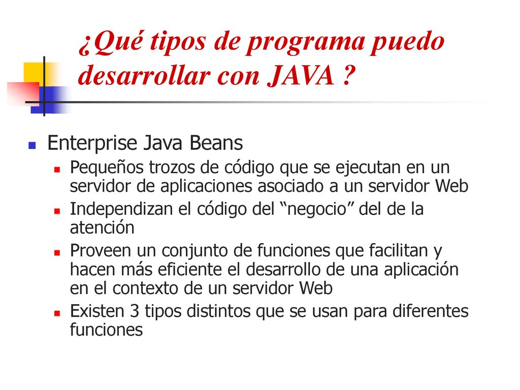 ¿Qué tipos de programa puedo desarrollar con JAVA