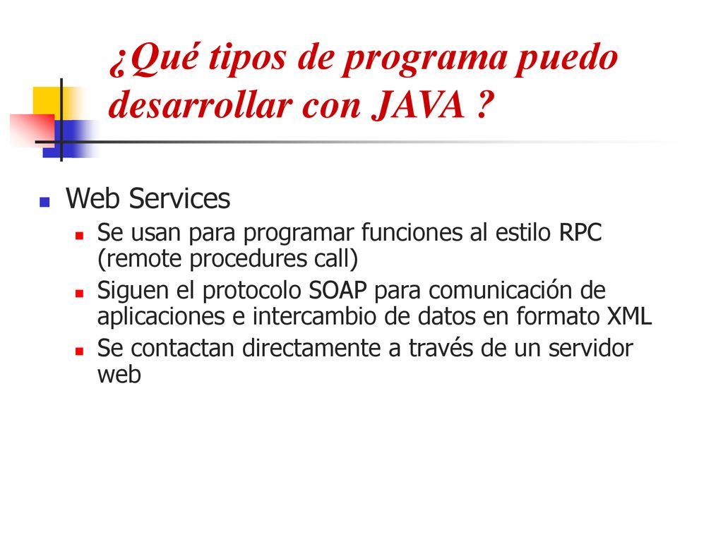¿Qué tipos de programa puedo desarrollar con JAVA