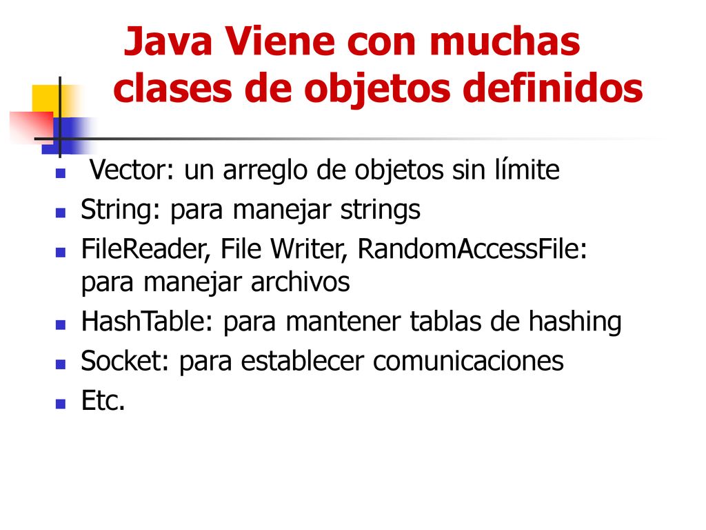 Intruccion a la plataforma java ppt descargar