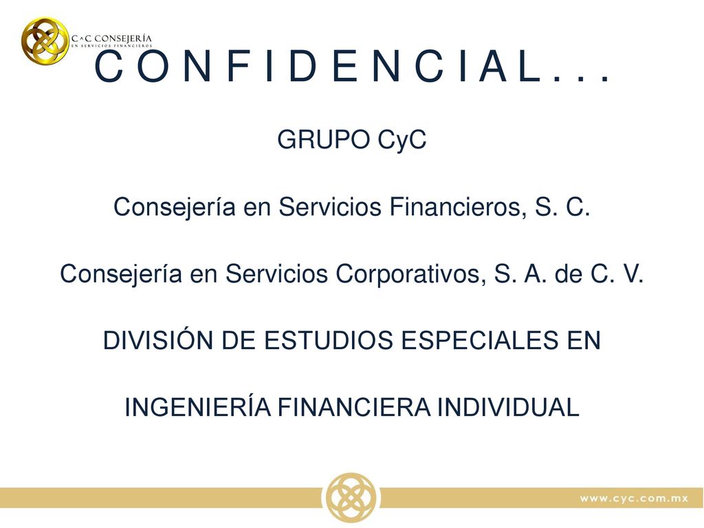 C O N F I D E N C I A L . . .
