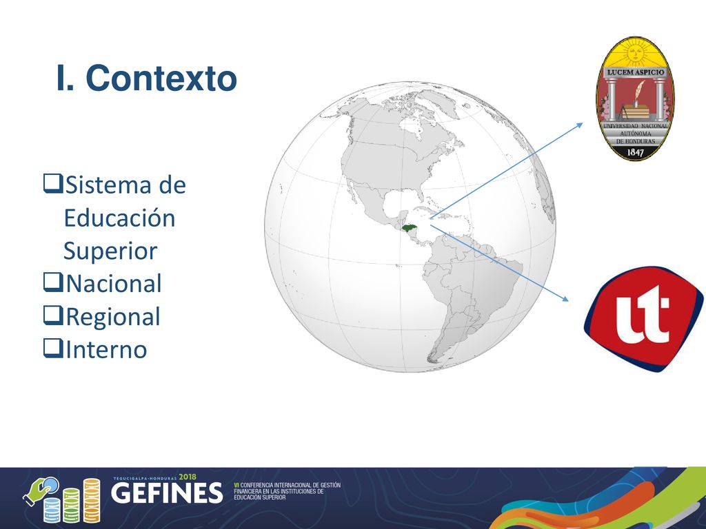 I. Contexto Sistema de Educación Superior Nacional Regional Interno