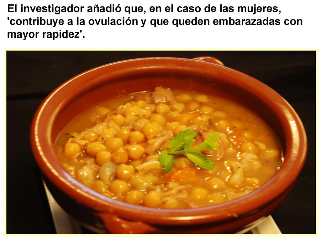 El investigador añadió que, en el caso de las mujeres, contribuye a la ovulación y que queden embarazadas con mayor rapidez .