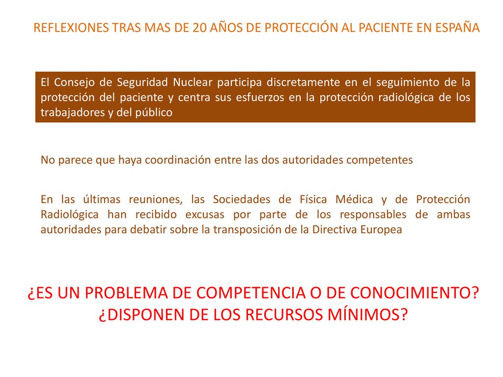 REFLEXIONES TRAS MAS DE 20 AÑOS DE PROTECCIÓN AL PACIENTE EN ESPAÑA