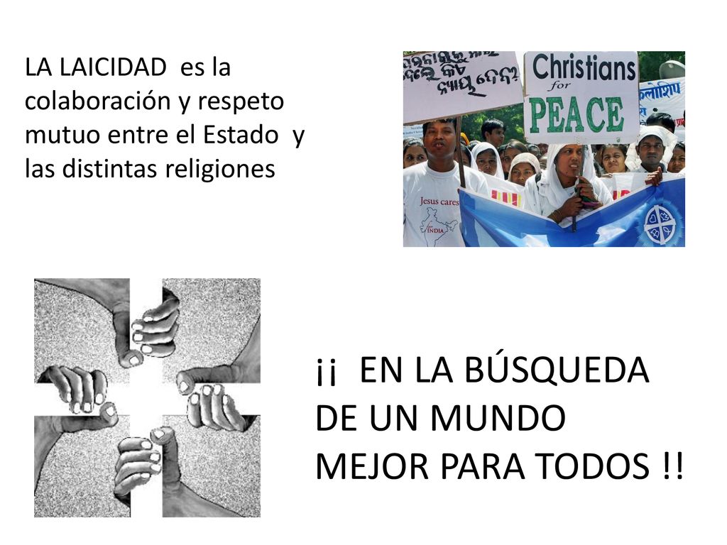 ¡¡ EN LA BÚSQUEDA DE UN MUNDO MEJOR PARA TODOS !!