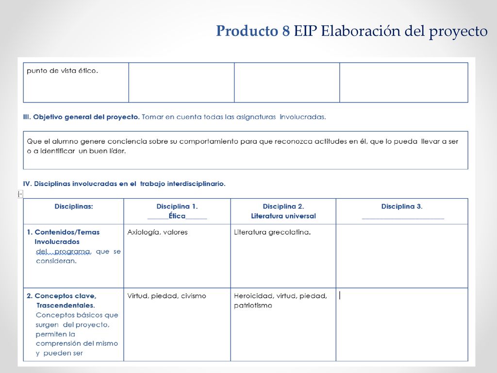 Producto 8 EIP Elaboración del proyecto