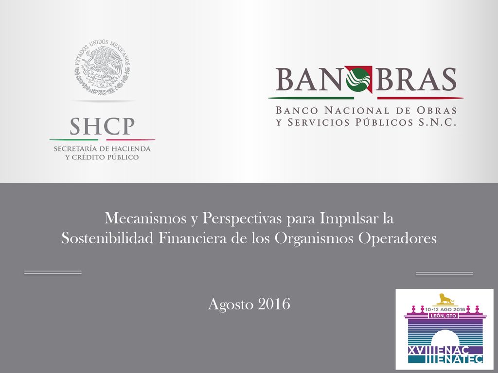Mecanismos y Perspectivas para Impulsar la Sostenibilidad Financiera de los Organismos Operadores