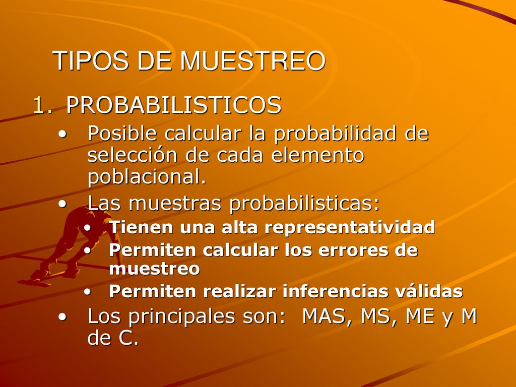 TIPOS DE MUESTREO PROBABILISTICOS