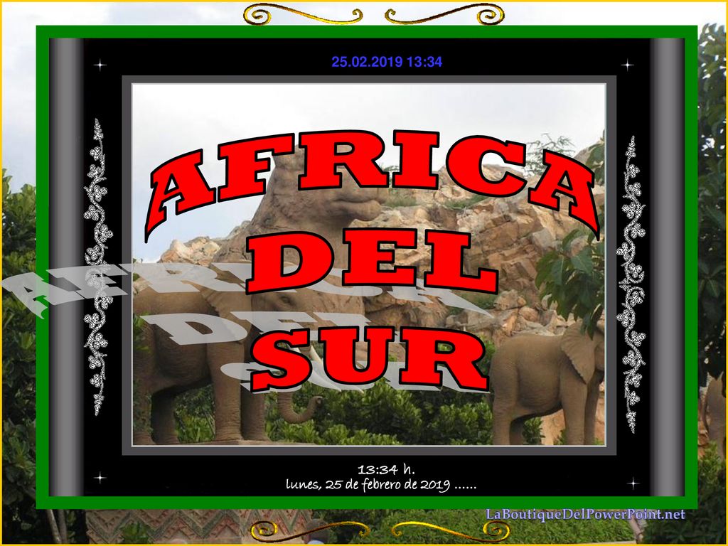 AFRICA DEL SUR lunes, 25 de febrero de 2019 …… 13:34 h.