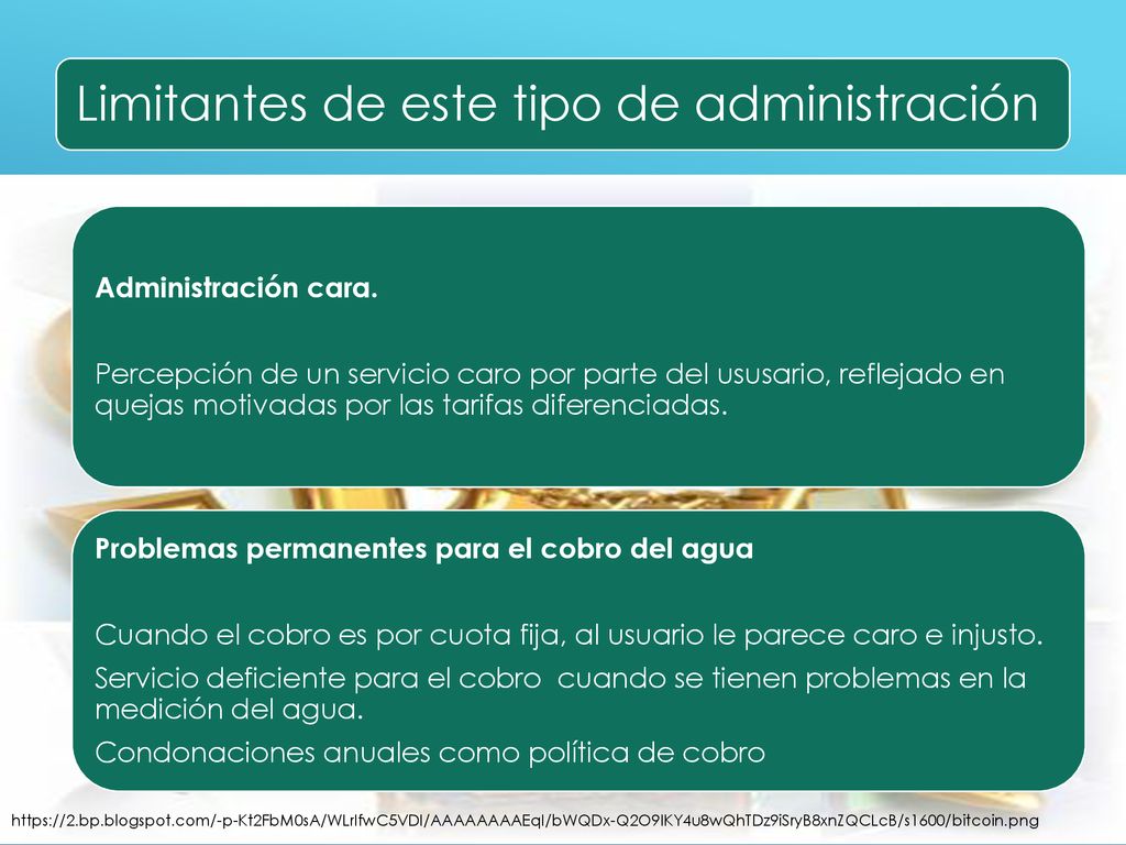 Limitantes de este tipo de administración