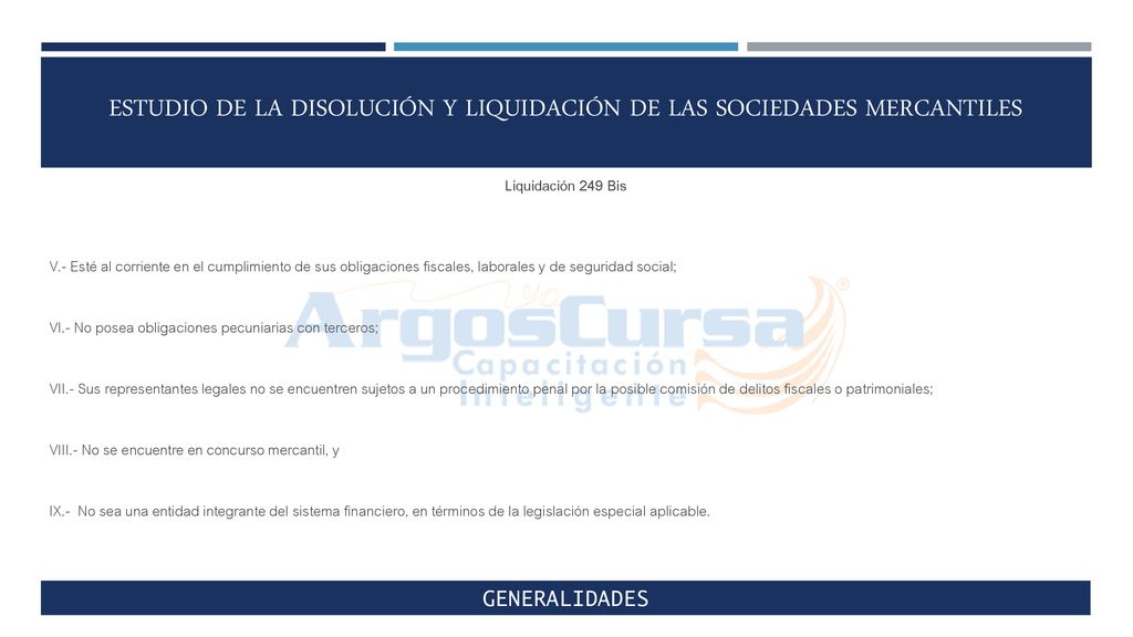 Estudio de la Disolución y Liquidación de las Sociedades Mercantiles