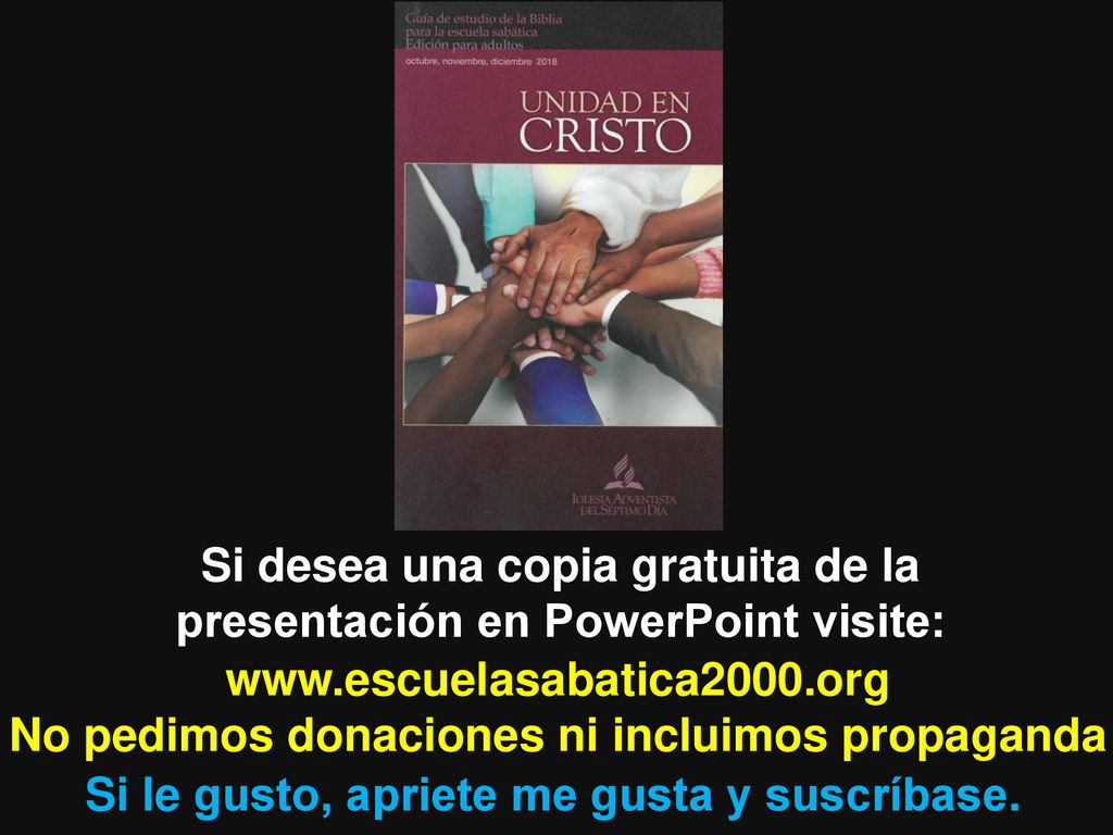 Si desea una copia gratuita de la presentación en PowerPoint visite: