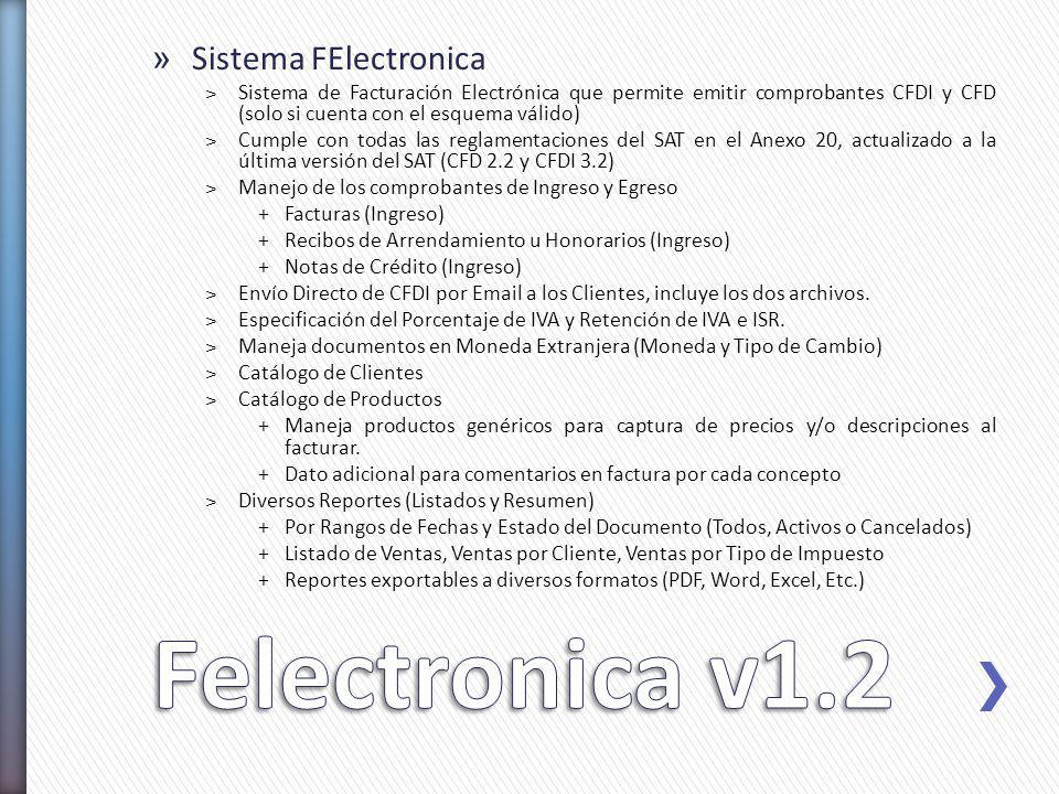 Felectronica v1.2 Sistema FElectronica