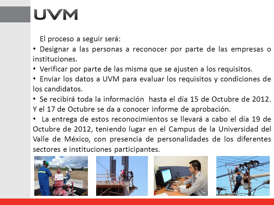 El proceso a seguir será: