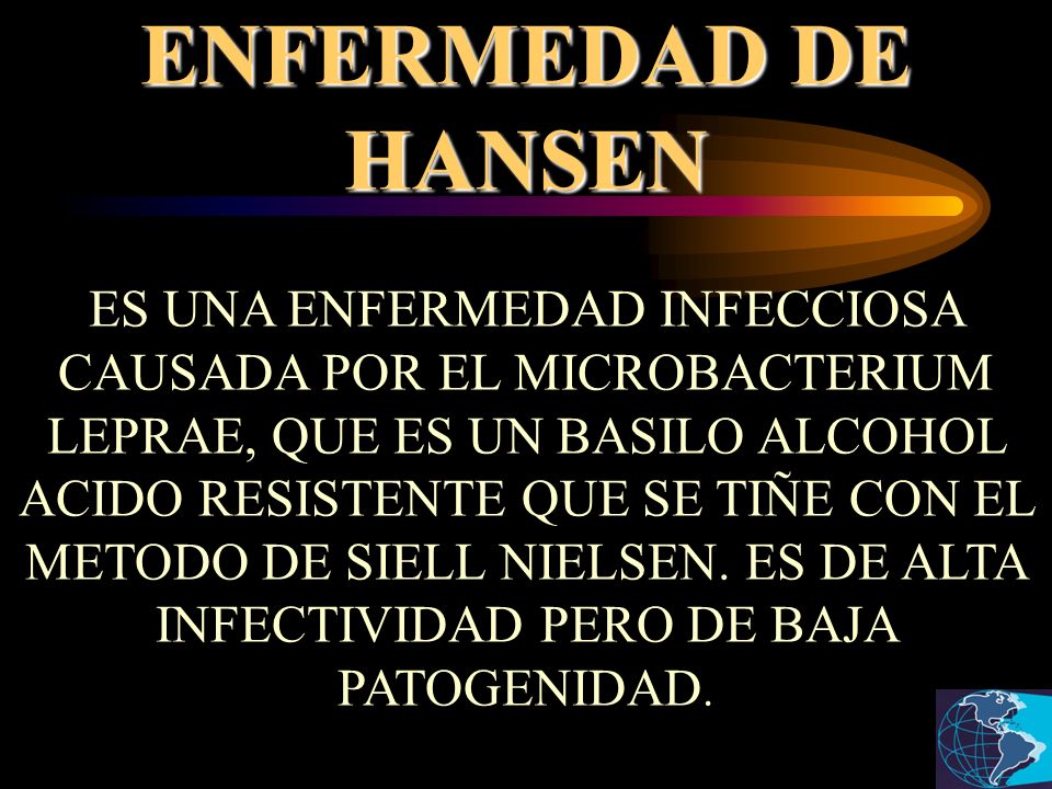 ENFERMEDAD DE HANSEN