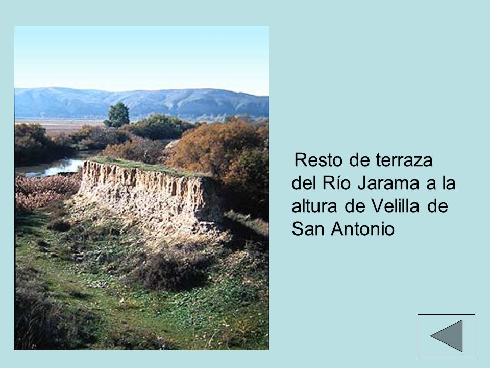 Resto de terraza del Río Jarama a la altura de Velilla de San Antonio