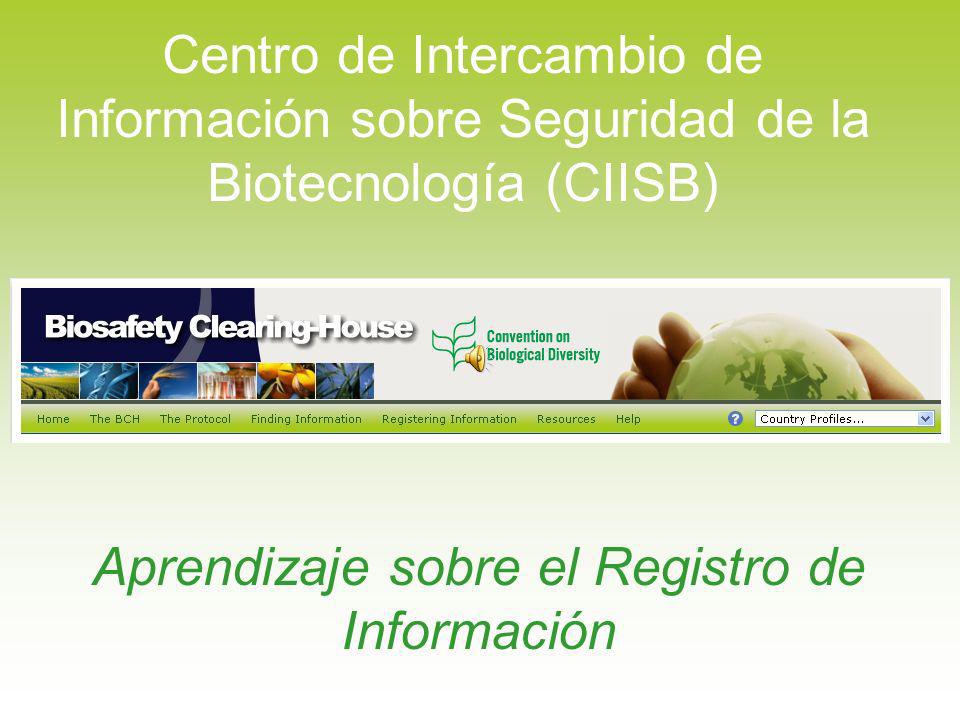 Aprendizaje sobre el Registro de Información