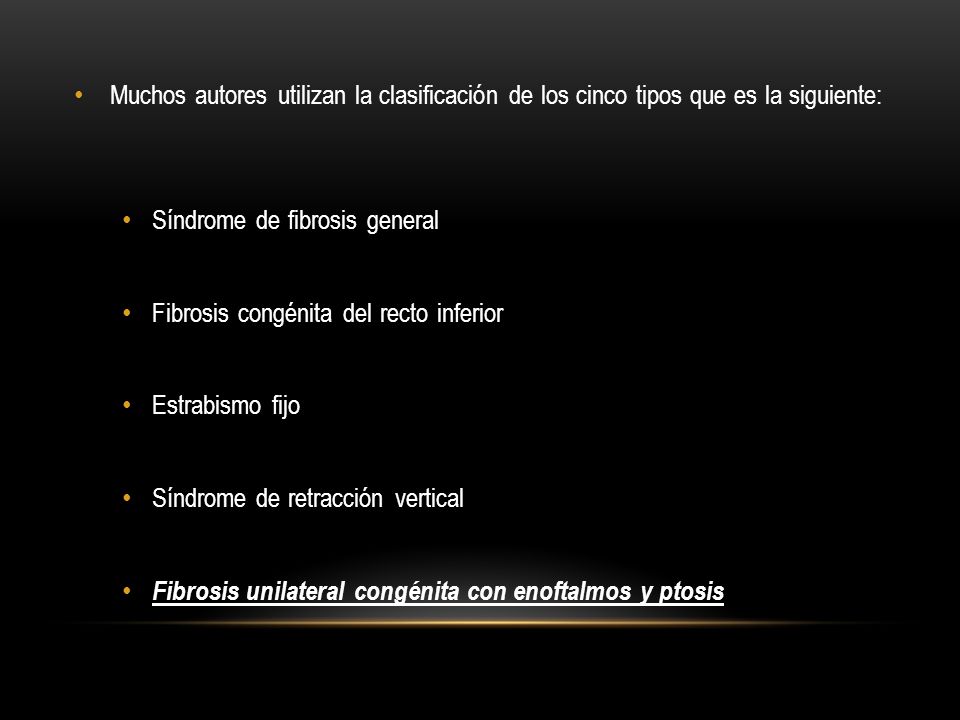 Muchos autores utilizan la clasificación de los cinco tipos que es la siguiente: