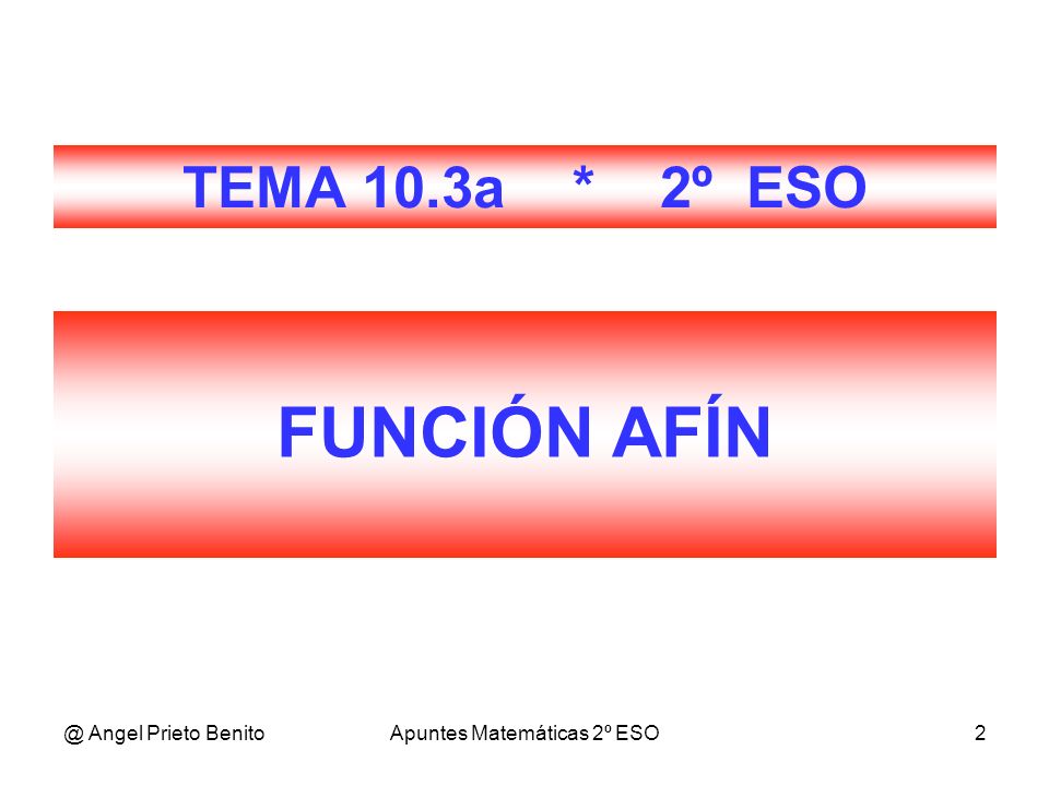 Apuntes Matemáticas 2º ESO
