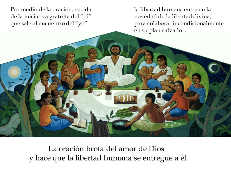 La oración brota del amor de Dios