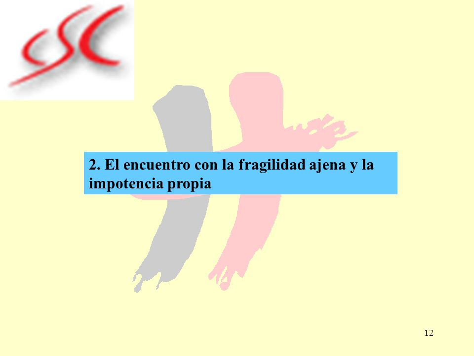 2. El encuentro con la fragilidad ajena y la impotencia propia