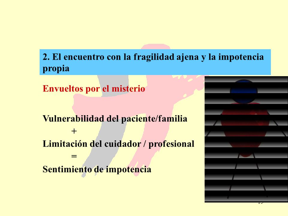 2. El encuentro con la fragilidad ajena y la impotencia propia